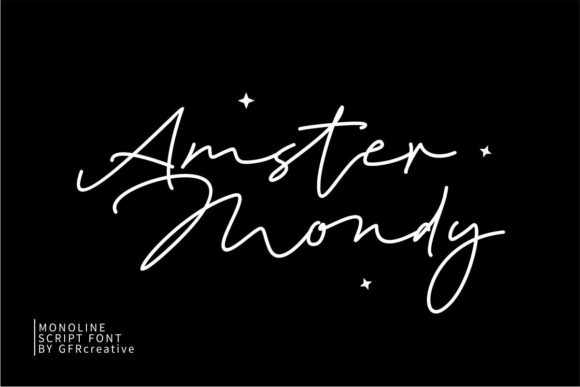Amster Mondy Script Font for Warm, Memorable Branding