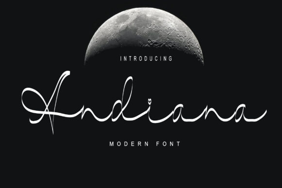 Andiana Script Font for Elegant Brand Identity Design
