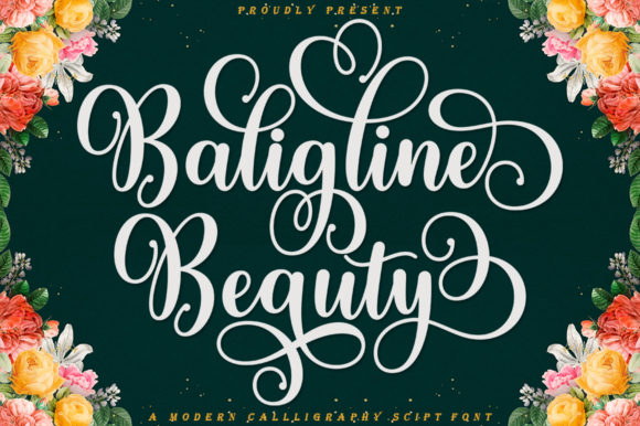 Baligline Beauty Script Font for Creative Branding
