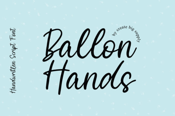 Balloon Hands Font for Creative Campaigns