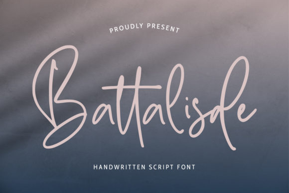 Battalisde Script Font for Small Business Branding