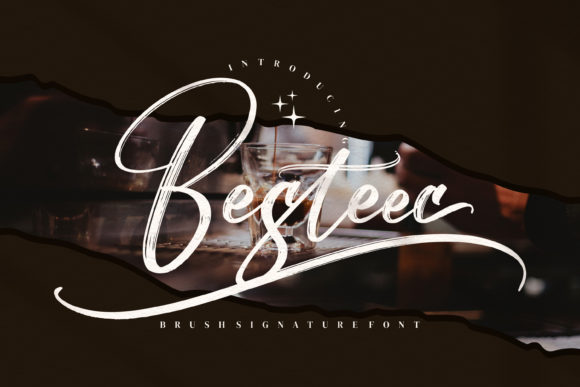 Besteec: A Graceful Script Font for Editorial Design