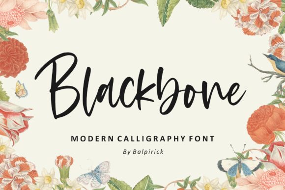 Blackbone Script Font for Elegant Branding and Campaign Design