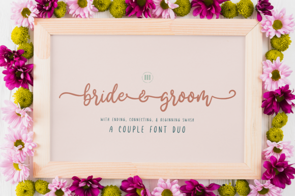 Bride and Groom Font for Elegant Digital Branding