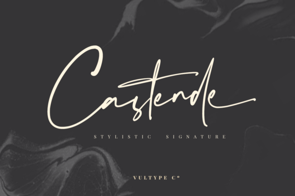 Castende Script Font for Elegant Handmade Designs