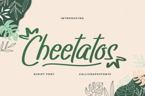 Cheetatos Font: Playful Script for Creative Projects
