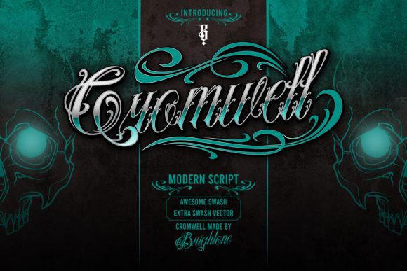 Cromwell Script Font for Luxury Handmade Designs