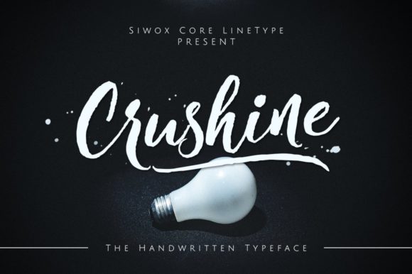 Crushine Script Font for Creative Branding