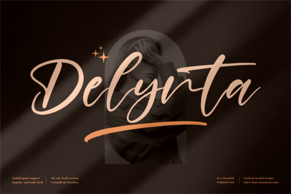 Delynta: A Delicate Script Font for Elegant Digital Branding