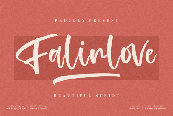 Falinlove Script Font for Warm, Human Branding