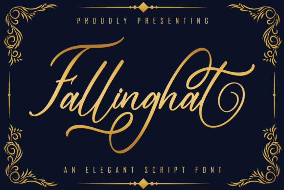 Fallinghat Font for Creative Makers