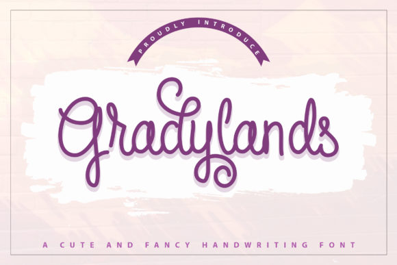 Gradylands: A Balanced Script Handwritten Font for Professional Branding