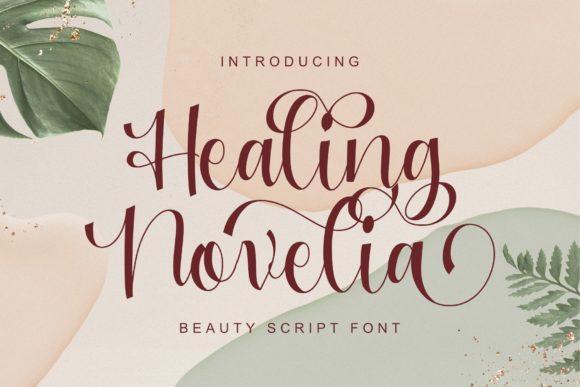 Healing Novelia Script Font for Handmade Creativity