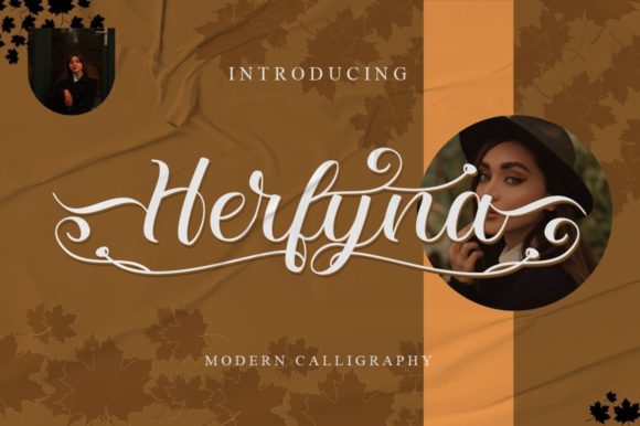 Herfyna: A Refined Script Font for Elegant Editorial Design