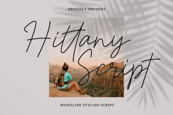 Hittany Script Font for Creative Editorial Design