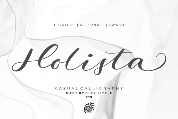 Holista Calligraphy: A Romantic Script Handwritten Font for Scroll-Stopping Brand Content