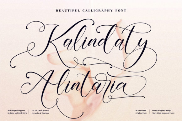 Kalindaty Alintaria Script Font for Playful, Memorable Campaigns