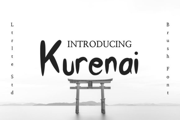 Kurenai Script Font for Elegant Branding