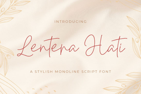 Lentera Hati Script Font for Handmade Creators