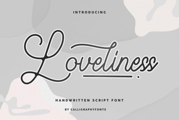 Loveliness Script Font for Small Business Branding