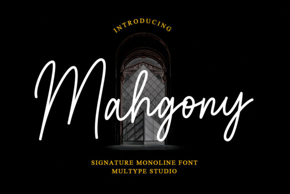 Mahgony: A Casual Script Font for Thoughtful Editorial Design