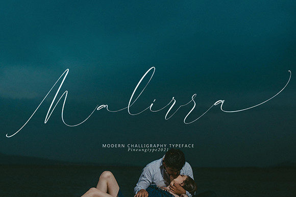 Malirra: Elegant Script Font for Scroll-Stopping Brand Content