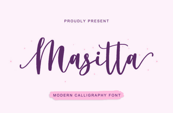 Masitta: A Contemporary Script Font for Digital Branding
