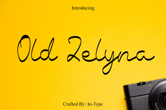Old Zelyna: A Script Handwritten Font That Feels Like a Gentle Smile