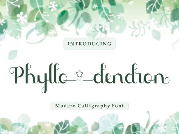 Phyllo Dendron Font for Web Design