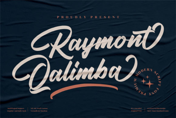 Raymont Qalimba Script Font for Handmade Creatives
