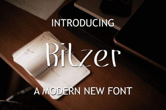 Ritzer Script Handwritten Font for Crafters & Sellers
