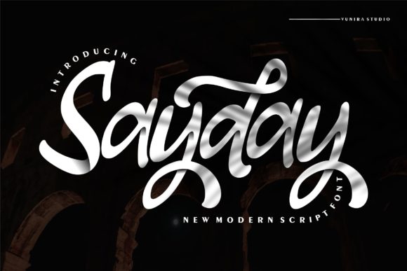 Sayday Font: Elegant Script for Digital Design