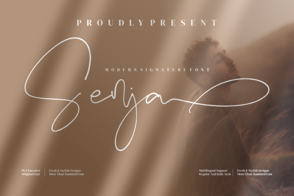 Senja: A Refined Script Font
