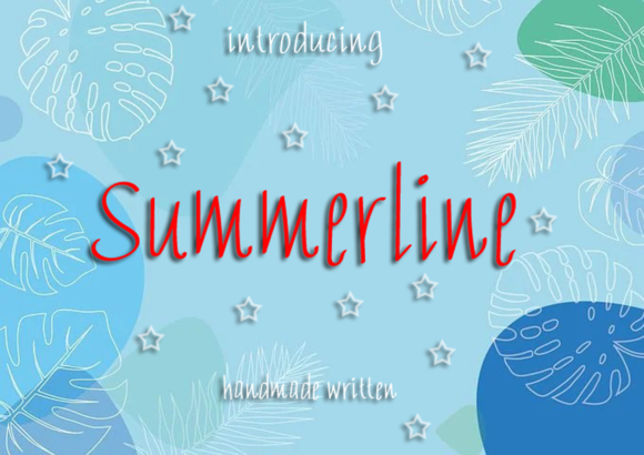Summerline: A Thin Lettered Script Font for Elegant Campaigns