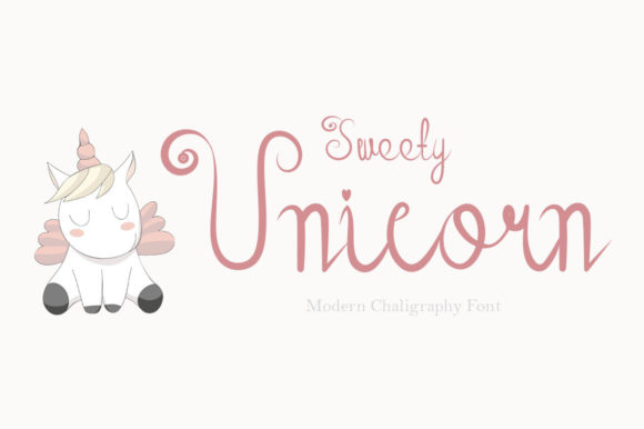 Sweety Unicorn Script Font for Elegant Campaign Design