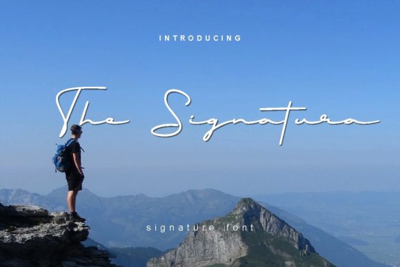 The Signatura Script Font for Elegant Handmade Design