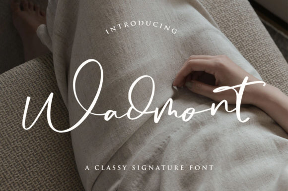 Wadmont Script Font for Handmade Creatives